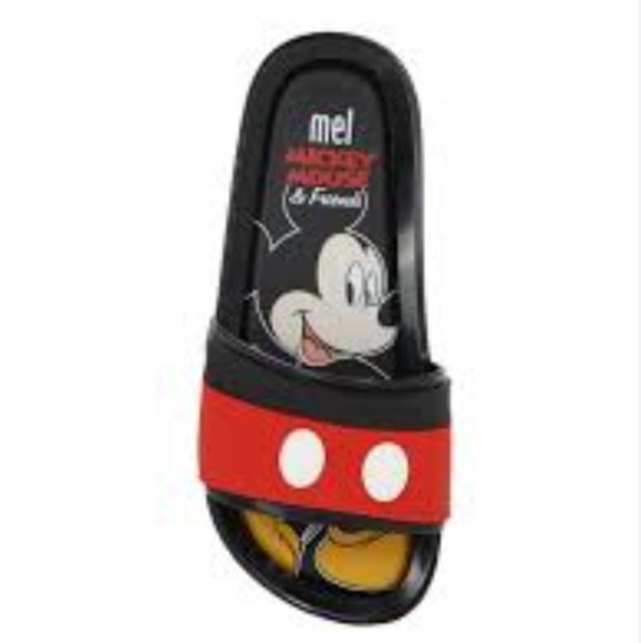 RARE Mini Melissa Beach Mickey Mouse Slides Size 6 - Picture 1 of 3